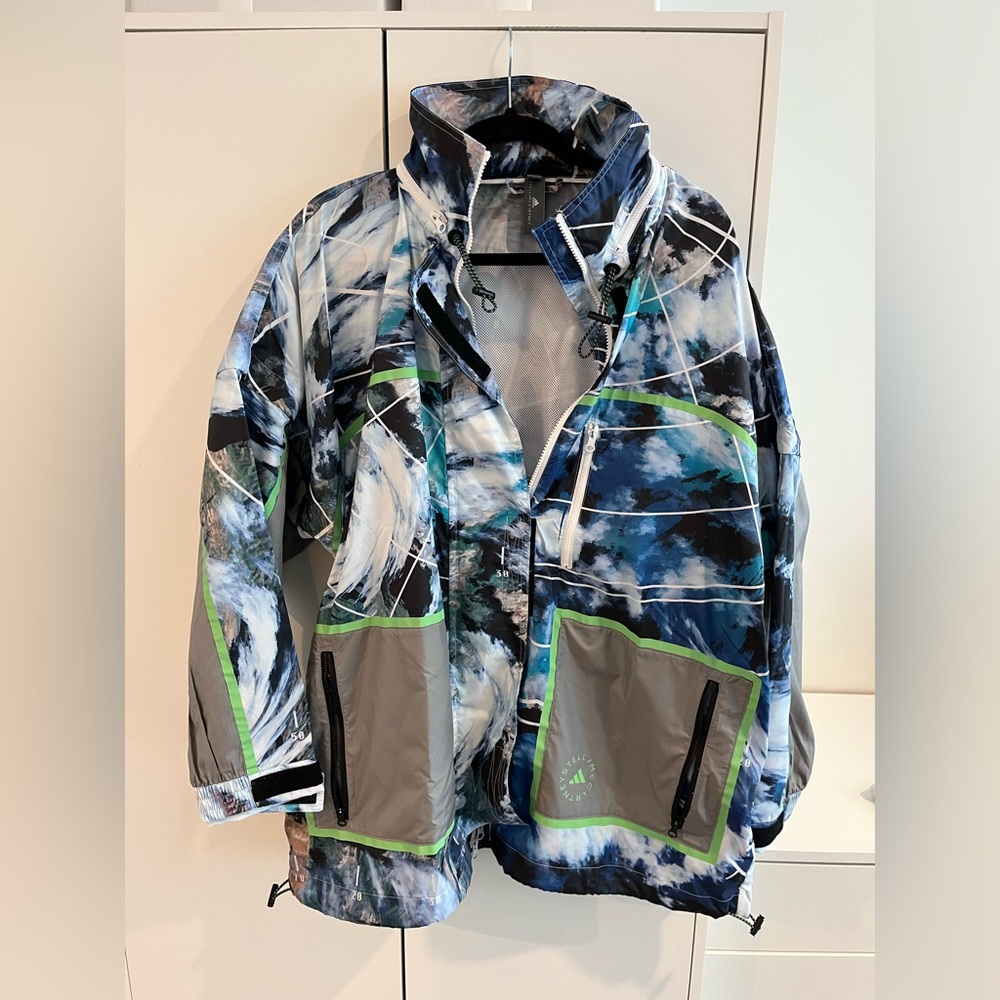 Adidas by Stella McCartney Truenature Packable Windbreaker Jacket, XL NWOT